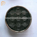 cheap plaid epoxy plating abs buttons for garment